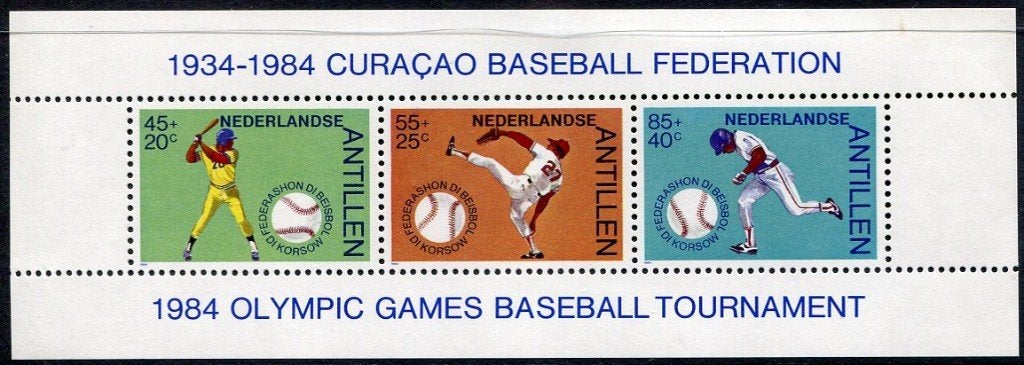 Nederlandse Antillen 775 Baseball blok 1984, Verzenden, Postfris