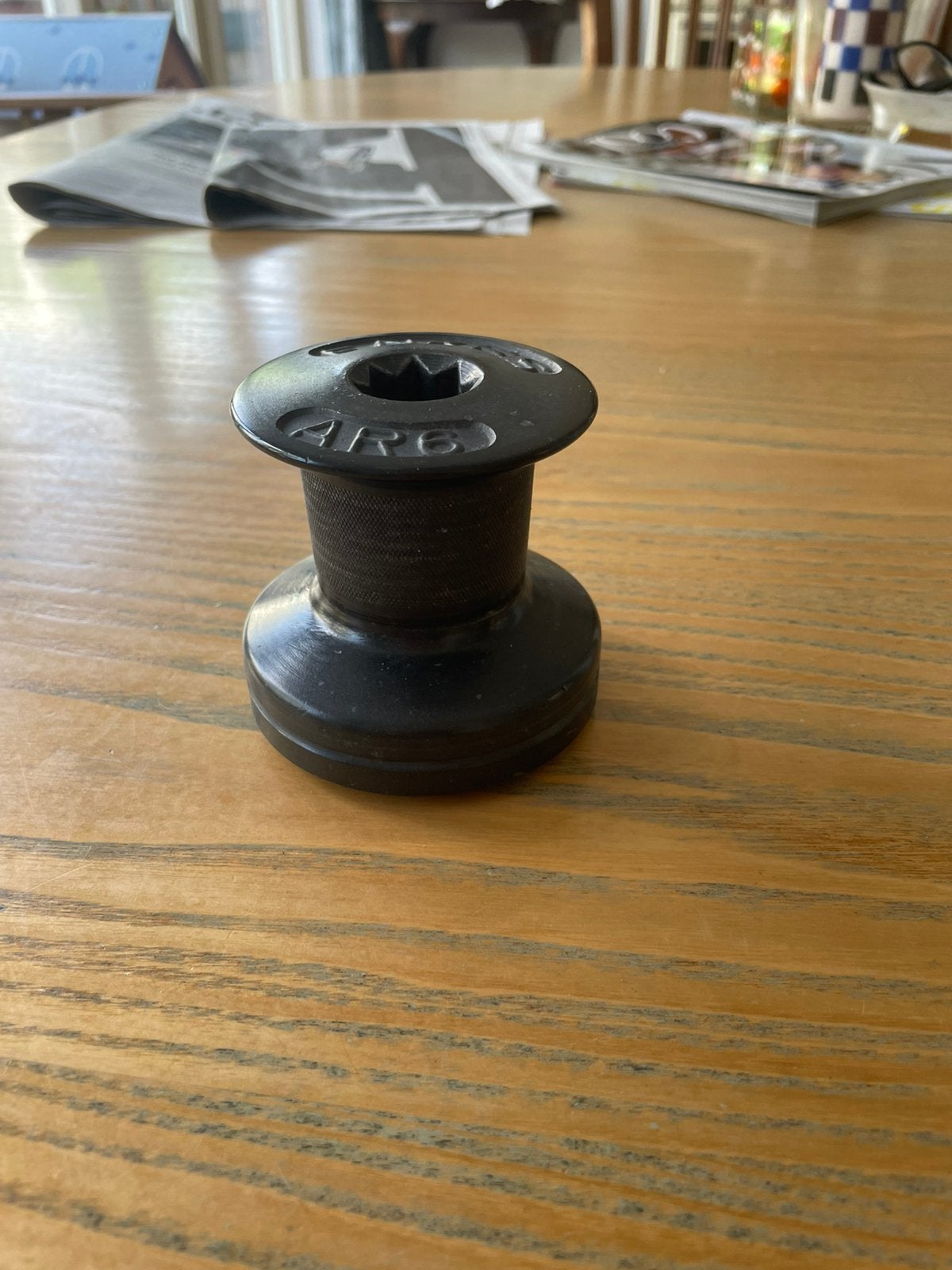 Te koop: Prima Enkes AR6 lier, Watersport en Boten, Bootonderdelen, Ophalen of Verzenden, Gebruikt, Tuigage en Masten, Zeilboot of Motorboot