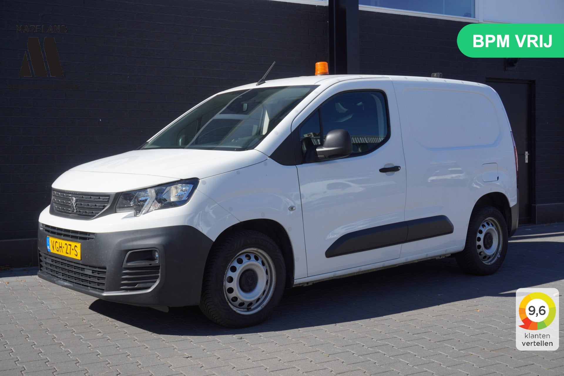 Peugeot Partner 1.5 BlueHDI 130PK Automaat EURO 6 - Airco -, Stof, Gebruikt, Origineel Nederlands, Bedrijf