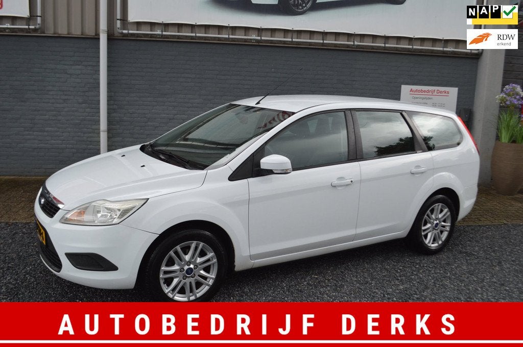 Ford Focus Wagon 1.8 Trend Flexi Fuel Airco 5Drs Trekhaak Ja, Auto's, Ford, Bedrijf, Te koop, Focus, ABS, Airbags, Airconditioning