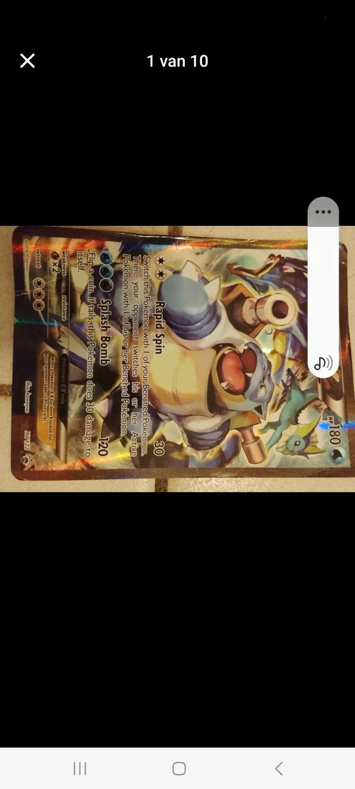 Pokémon Kaarten: Dusknoir en Blastoise EX, Ophalen of Verzenden, Zo goed als nieuw, Meerdere kaarten, Foil