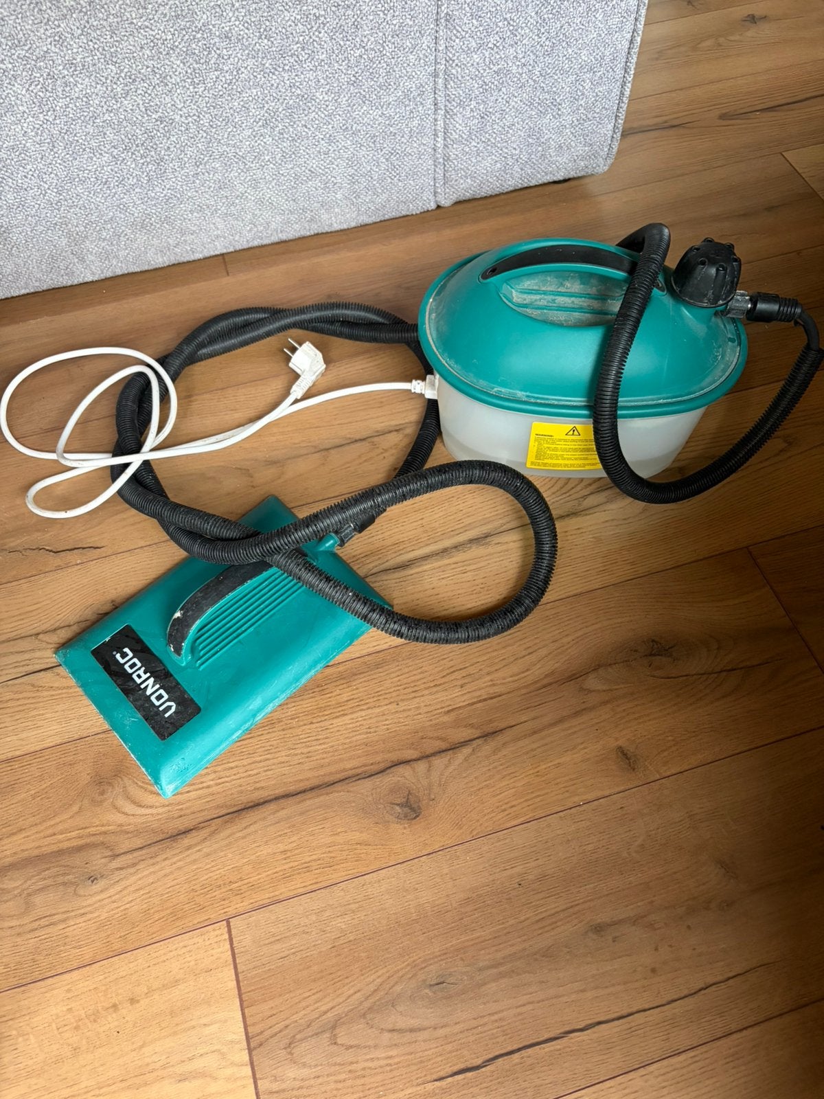 Behang afstomer, Ophalen
