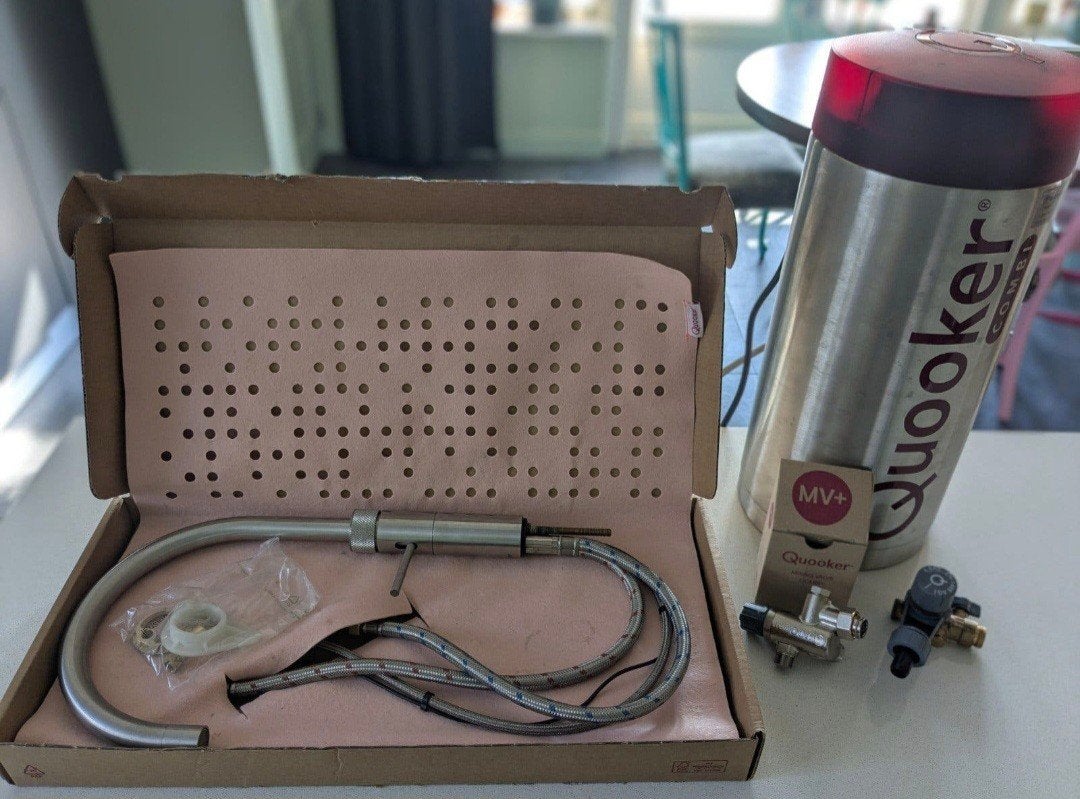 Quooker Flex RVS kraan met PRO3-VAQ boiler, Overige typen, Zilver, Ophalen of Verzenden, Zo goed als nieuw