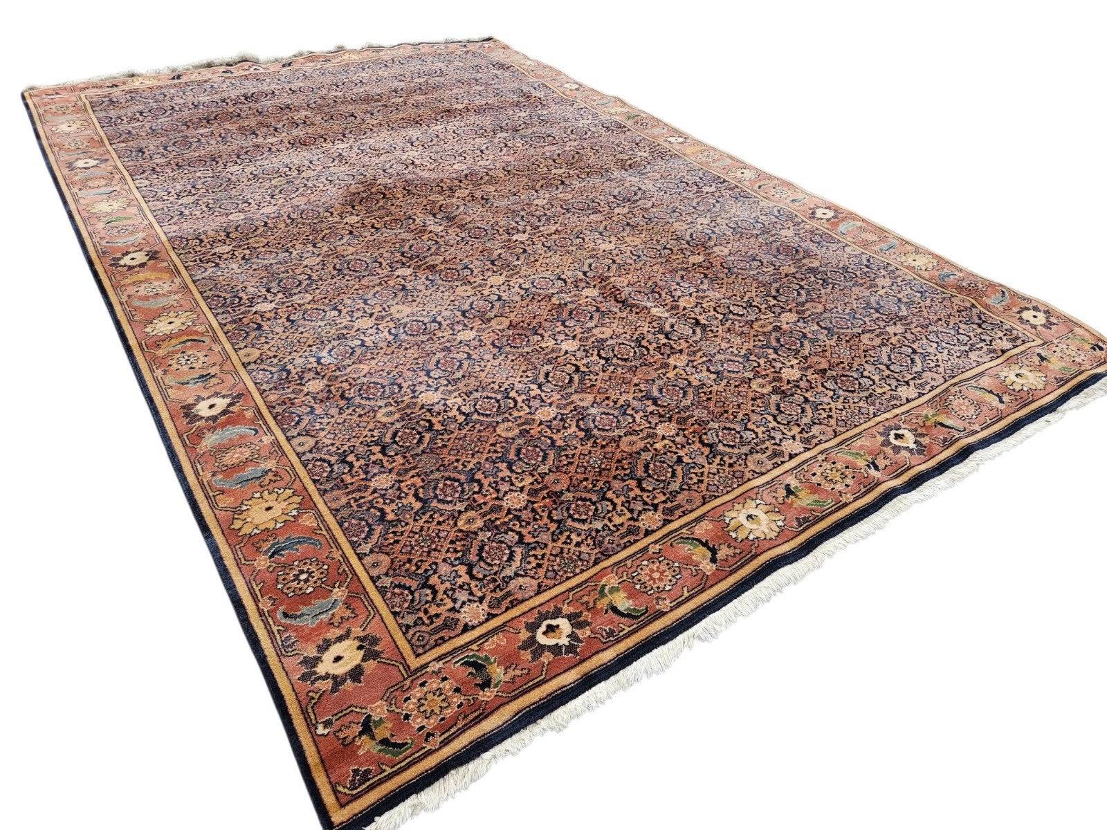 Prachtig vintage tapijt 233 x 355 cm, Gebruikt, 200 cm of meer, Ophalen of Verzenden, 200 cm of meer