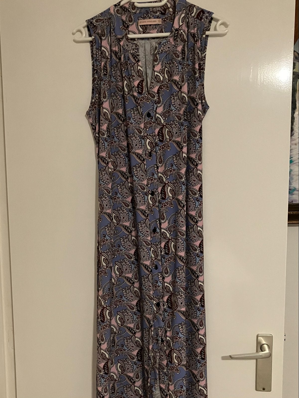 Lange jurk Studio Anneloes, maat L (valt als M), Kleding | Dames, Jurken, Maat 38/40 (M), Meerkleurig, Ophalen of Verzenden, Gedragen