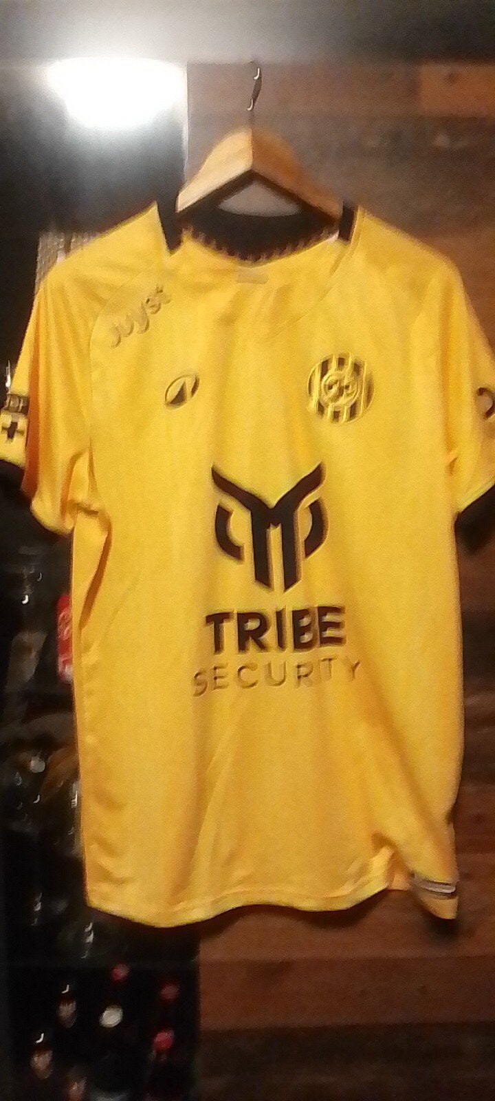 Geel sportshirt maat L - Tribe Security, Maat 52/54 (L), Tribe Security, Geel, Onbekend