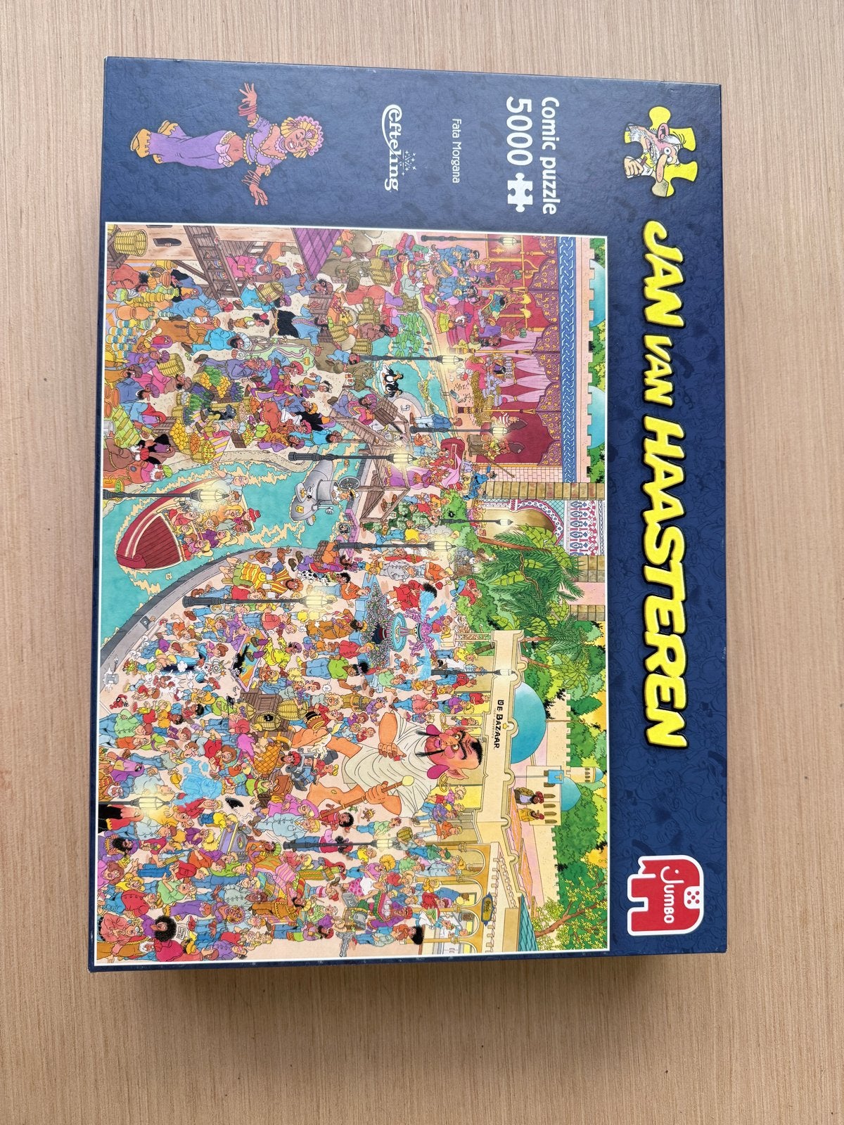 Jan van Haasteren Fata Morgana Efteling 5000 stukjes, Verzenden, Meer dan 1500 stukjes, Zo goed als nieuw, Legpuzzel