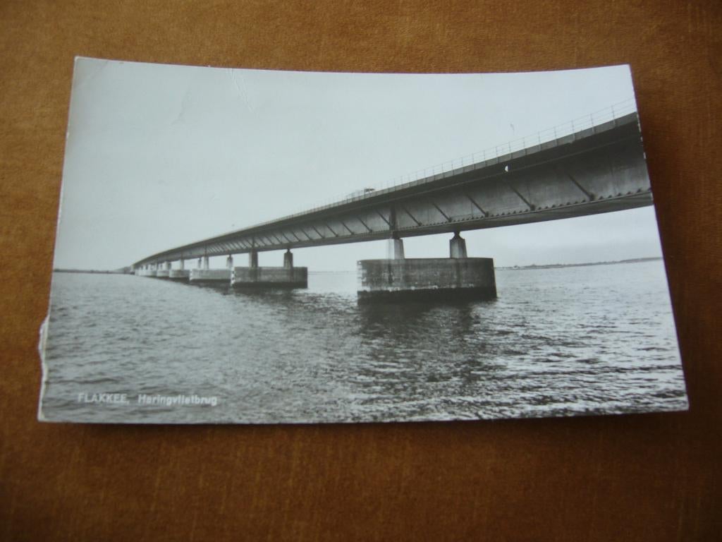 FLAKKEE  =  HARINGVLIETBRUG, Ophalen of Verzenden, 1940 tot 1960, Gelopen, Zuid-Holland