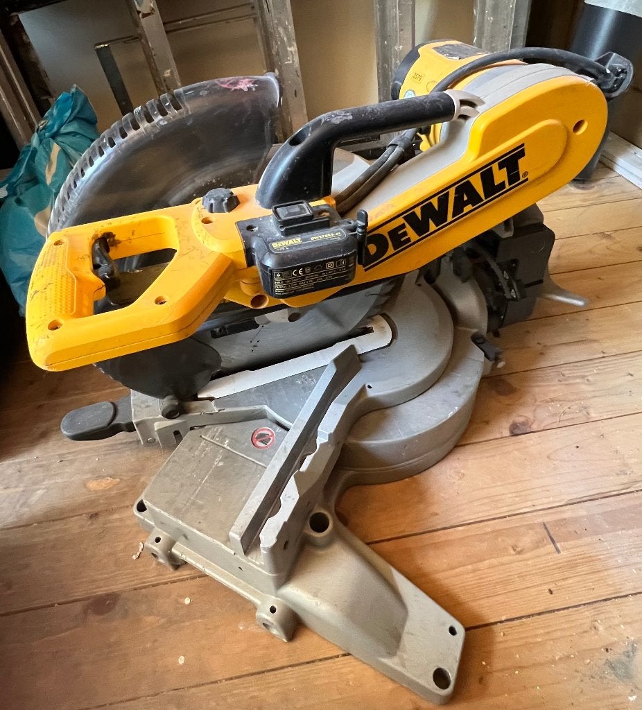 Afkortzaag, Ophalen, Gebruikt, DeWALT, Afkortzaag
