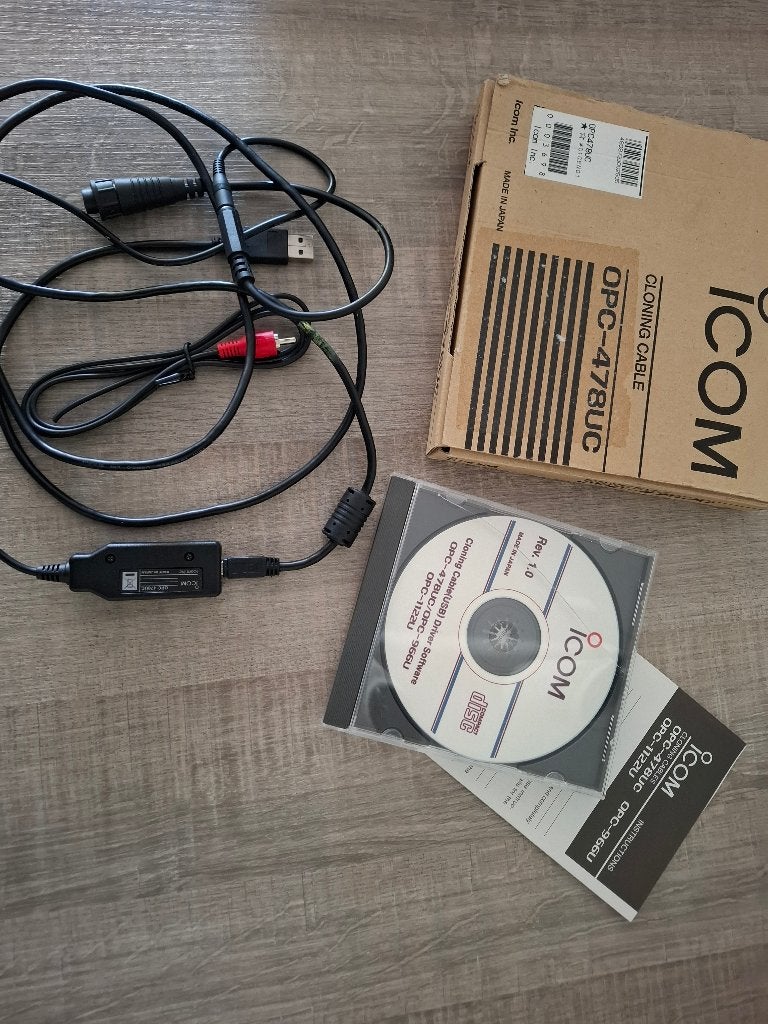 Icom OPC-478UC Kloonkabel met Software, Telecommunicatie, Ophalen of Verzenden, Zo goed als nieuw, Zender en Ontvanger