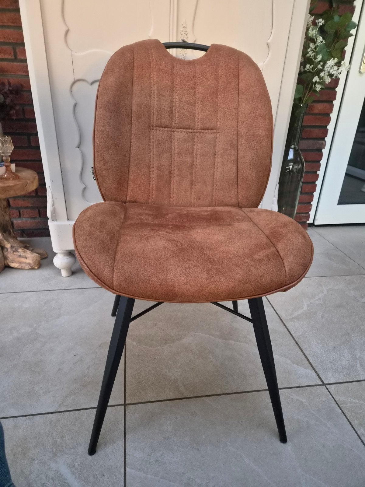 2 nette stoelen - zo goed als nieuw, Huis en Inrichting, Twee, Bruin, Ophalen of Verzenden, Zo goed als nieuw