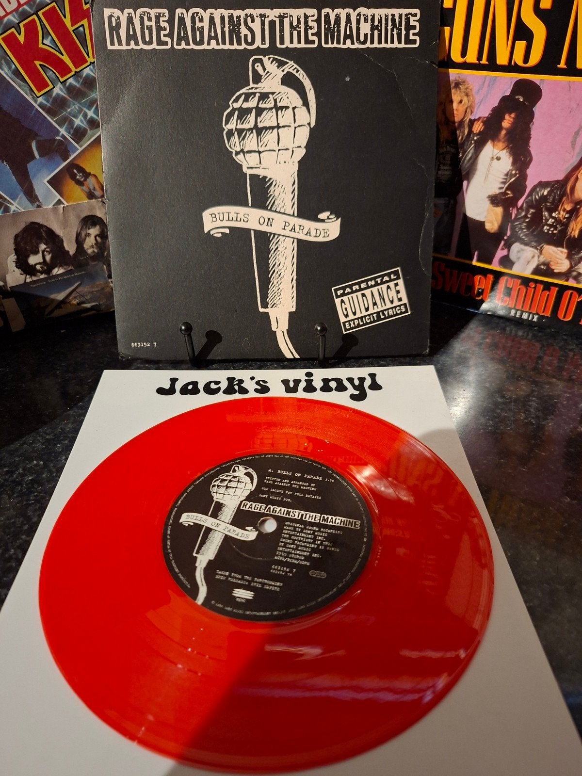 Rage Against The Machine - Bulls On Parade (Rode Vinyl)1996, 1990 - 1999, 7 inch, Alternative, Ophalen of Verzenden