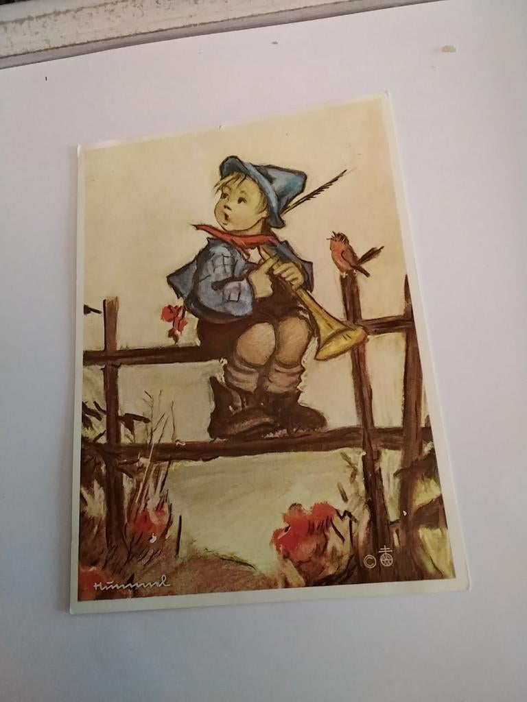 HUMMEL. /  JONGEN OP HEK BIJ VOGEL, Ophalen of Verzenden