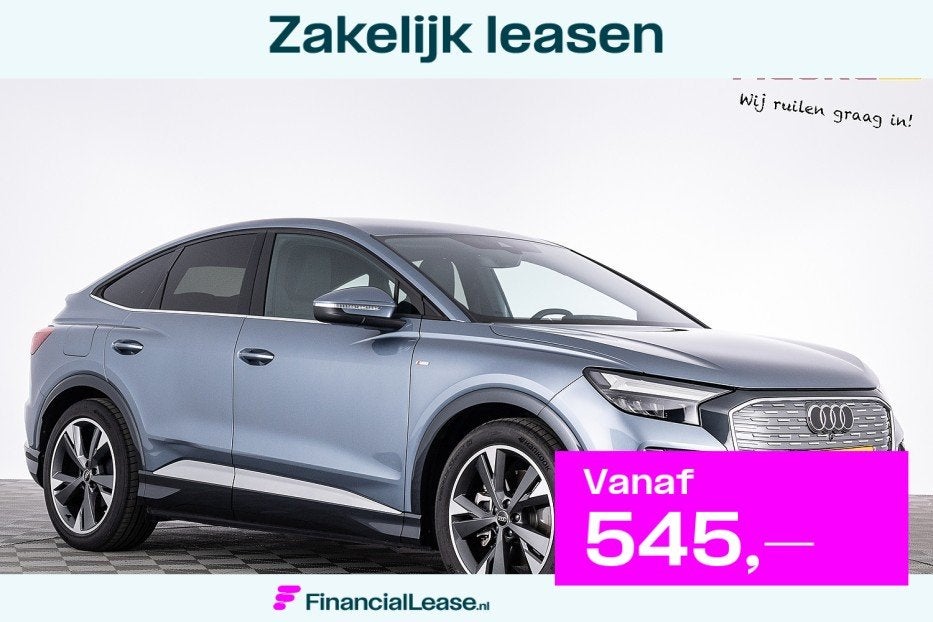 Audi Q4 Sportback e-tron 50 quattro S edition 77 kWh | Half, Automaat, 12 maanden, 0 cilinders, Gebruikt