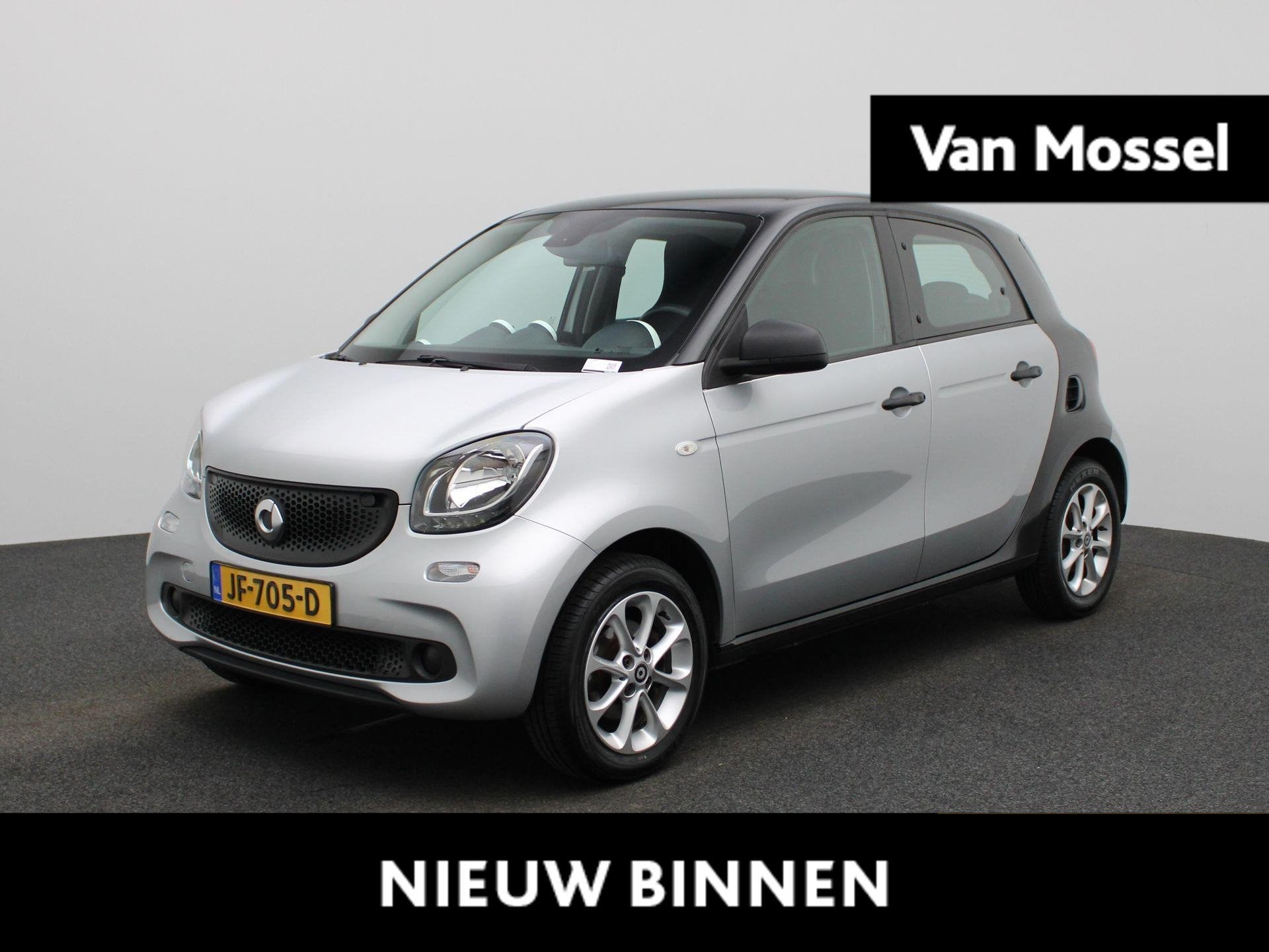 smart forfour 1.0 Pure | Bluetooth | LED | Airco | Cruise Co, Auto's, Smart, Start-stop-systeem, 12 maanden, Gebruikt, 4 stoelen