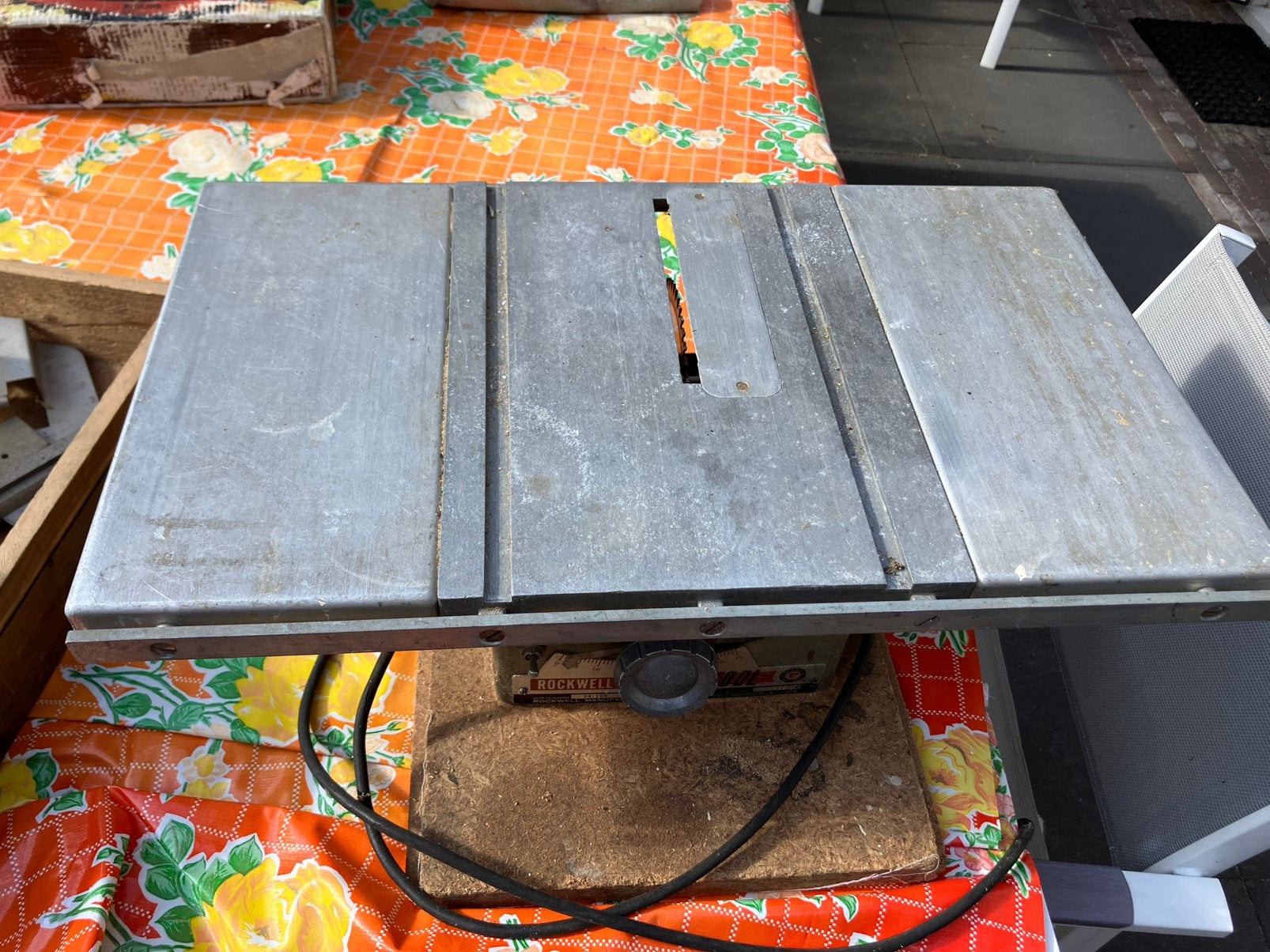 Rockwell Compactool zaagtafel, Doe-het-zelf en Verbouw, Gereedschap | Zaagmachines, Ophalen, Gebruikt, Overige typen, 30 tot 70 mm