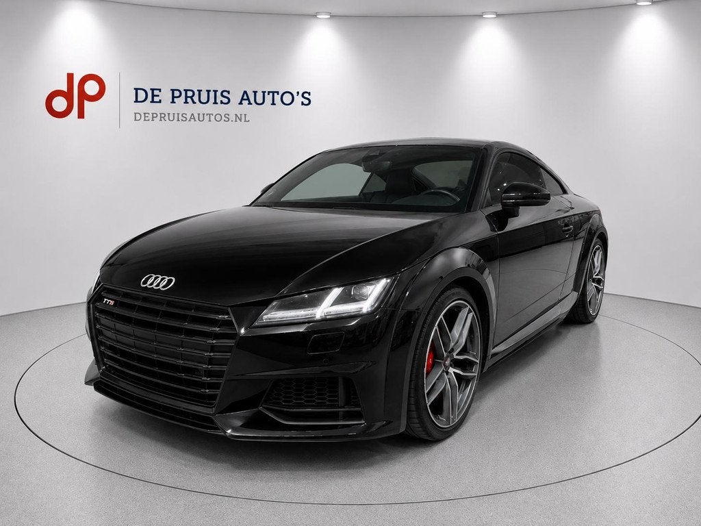 Audi TTS 2.0 TFSI quattro Pro Line + 310pk B&O Navigatie LED, Auto's, Audi, Gebruikt, 4 cilinders, 4 stoelen, Zwart