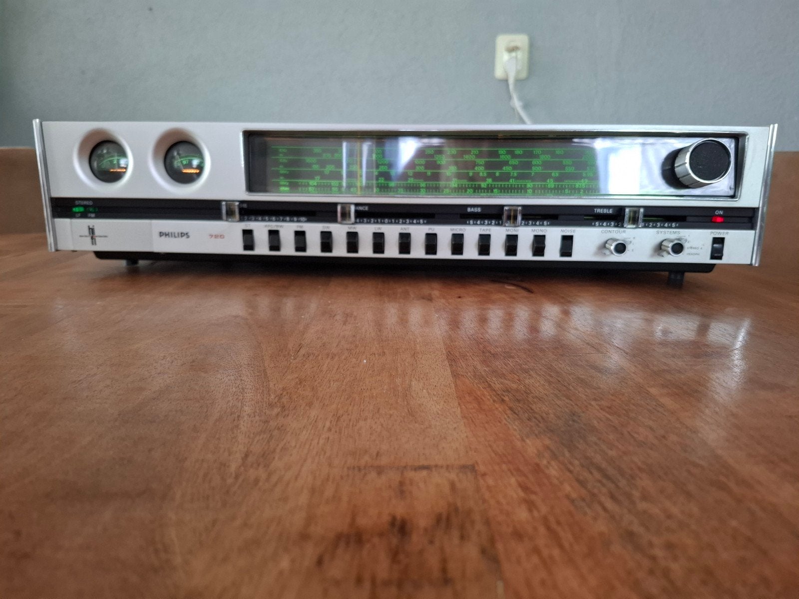 Philips 22RH720 HiFi Receiver "Vissenoog" – 100% Werkend!, Ophalen, Minder dan 60 watt, Overige merken