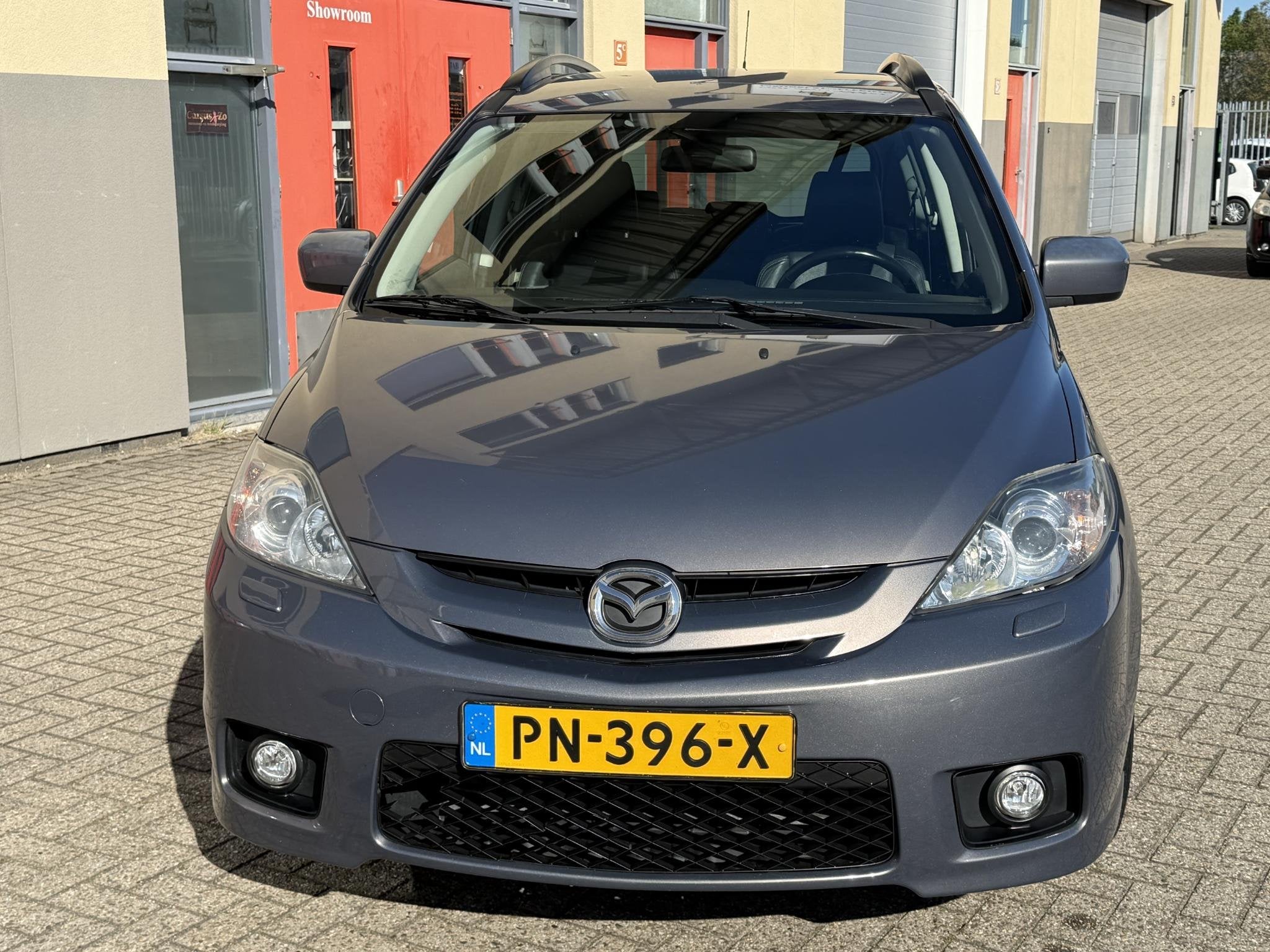 Mazda 5 2.0 Katano, 7 zitter met Android, Auto's, Mazda, 145 pk, Stof, Gebruikt, Zwart