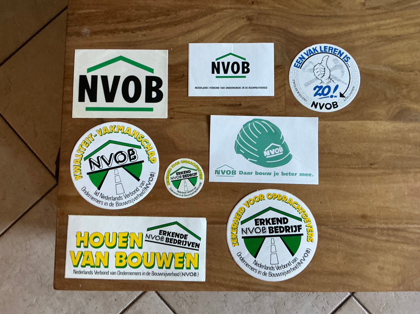 Stickers nvob, Ophalen of Verzenden