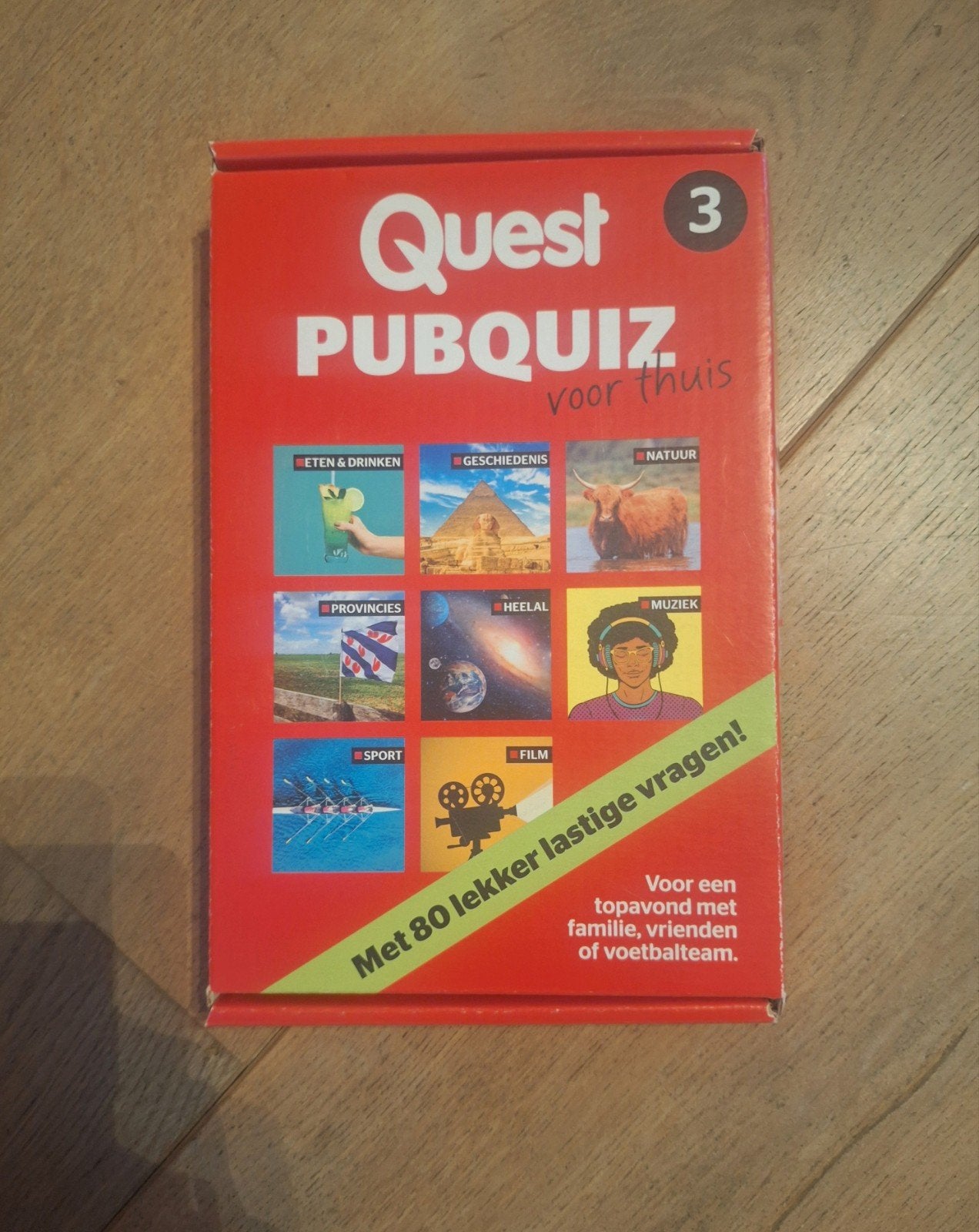 Quest Pubquiz voor thuis - Editie 3, Vijf spelers of meer, Ophalen of Verzenden, Gebruikt