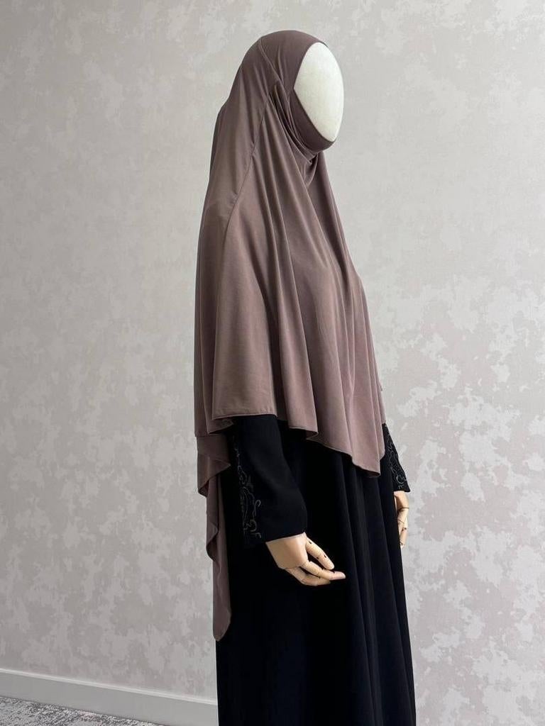 Khimar, khimaar, jilbab, jalaba, hijab, hijaab, sjaal, scarf, Zwart, Maat 46/48 (XL) of groter, Nieuw, Ophalen of Verzenden
