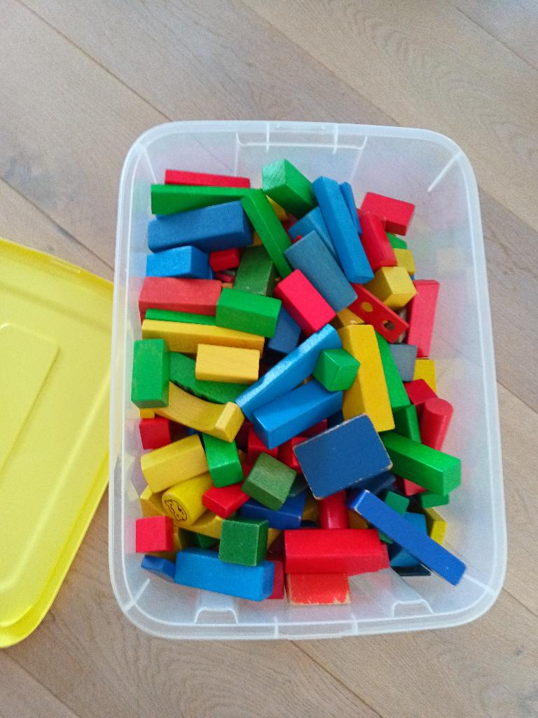 Doos houten blokken, Ophalen, Gebruikt, Overige typen