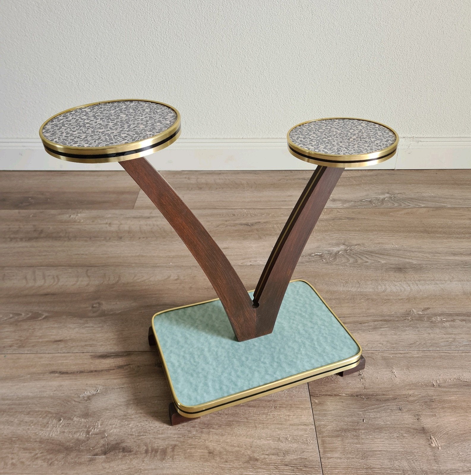 Vintage retro tafel plantentafel planten bijzettafel, Ophalen of Verzenden