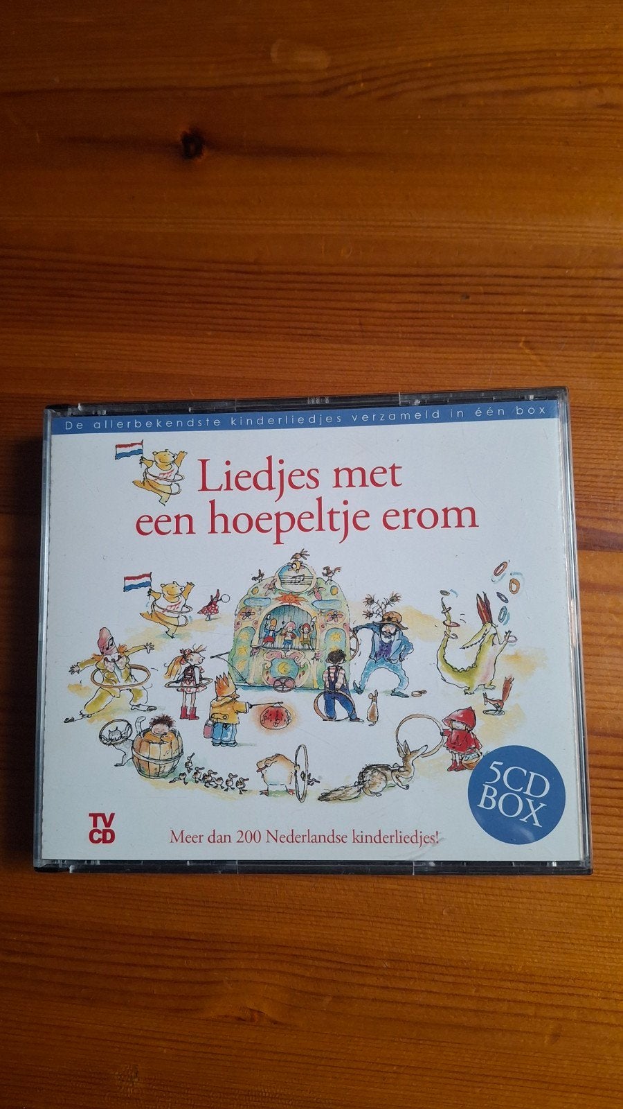 Liedjes met een hoepeltje erom - 5 CD Boxset Kinderliedjes, Cd's en Dvd's, Cd's | Kinderen en Jeugd, Gebruikt, 6 tot 9 jaar, Boxset