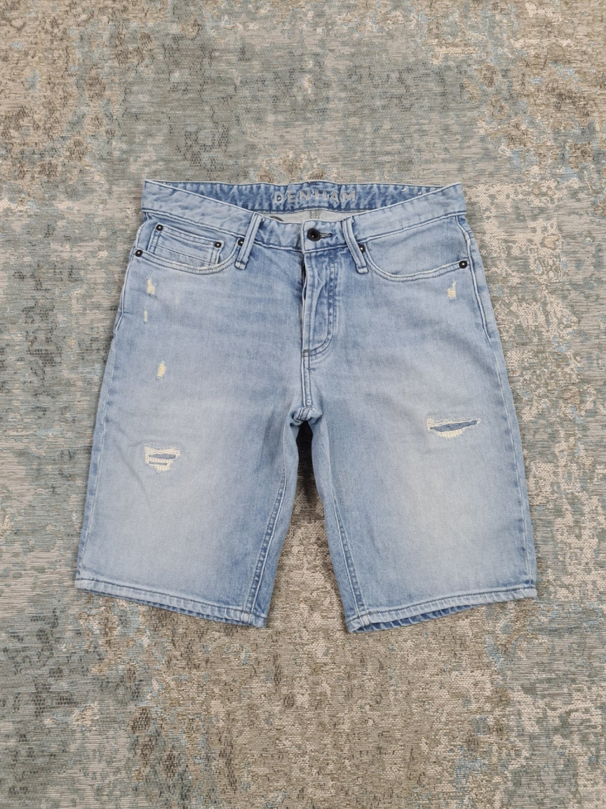 DENHAM RAZOR Shorts W31 STRETCH Bronno3132 Bronno3134, https://www.denham.com/contact/, DENHAM B.V., Blauw, W32 (confectie 46) of kleiner