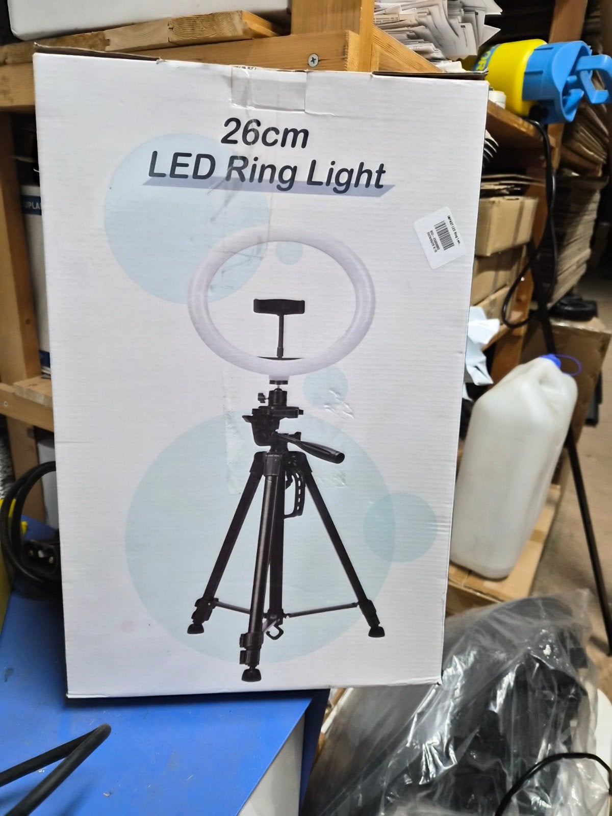 26cm LED Ring Light met Statief en Telefoonhouder, Belichting, Ophalen of Verzenden, Nieuw