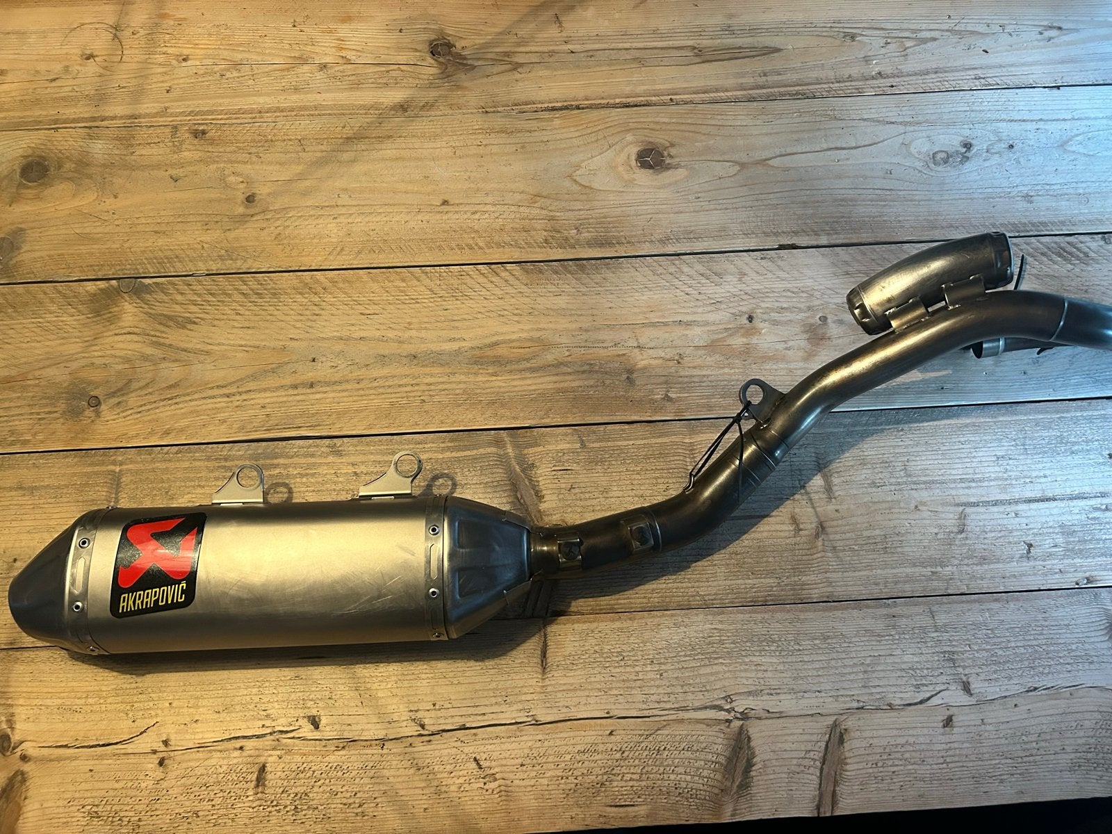 Akrapovic uitlaat systeem KTM 250 SXF GasGas Husqvarna 19-22, Motoren, Ophalen of Verzenden, Gebruikt