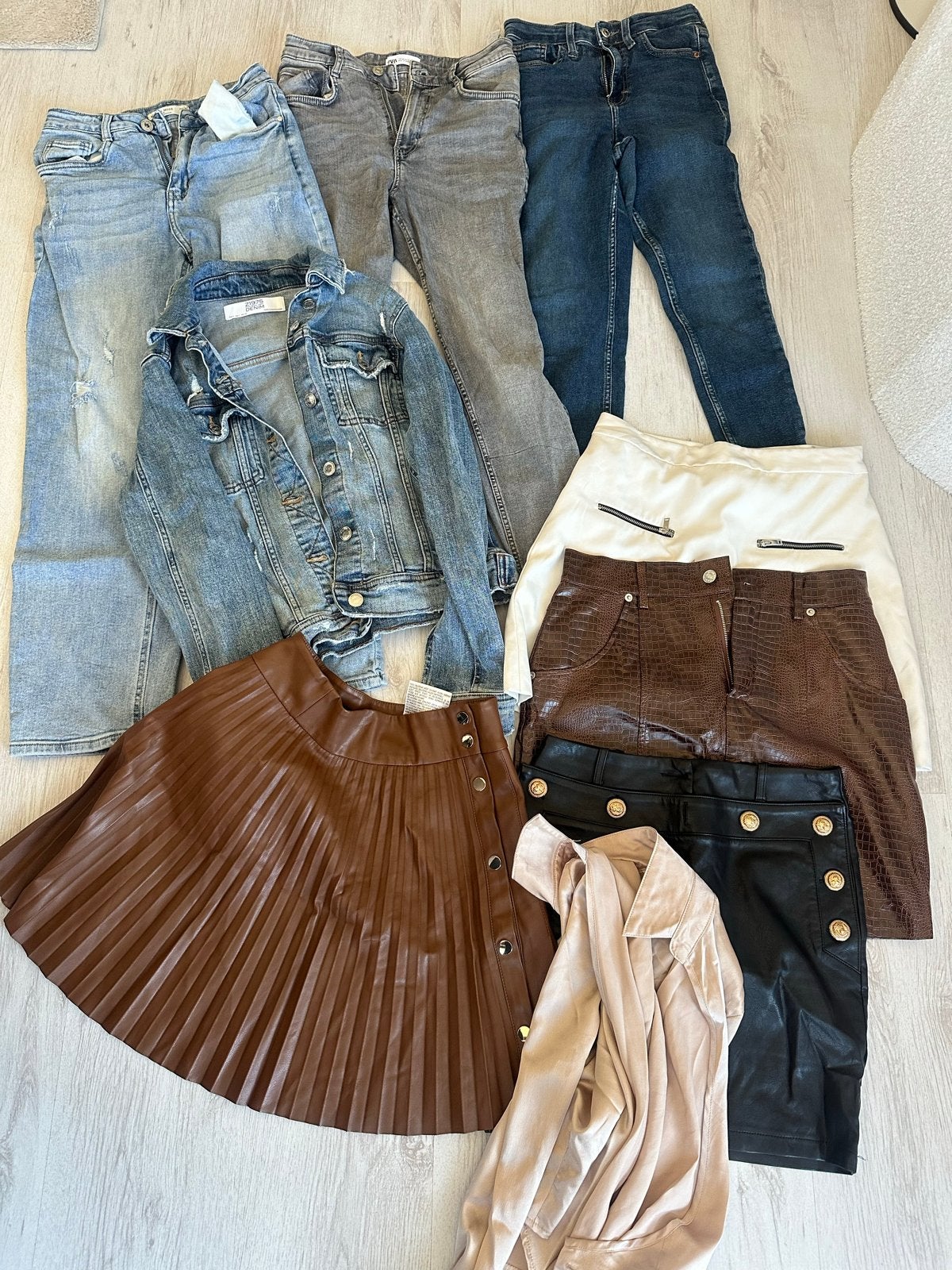 Kledingpakket 4 -    rokken, spijkerbroeken etc. Maat S/XS, Kort, Meerkleurig, Ophalen of Verzenden, Maat 36 (S)