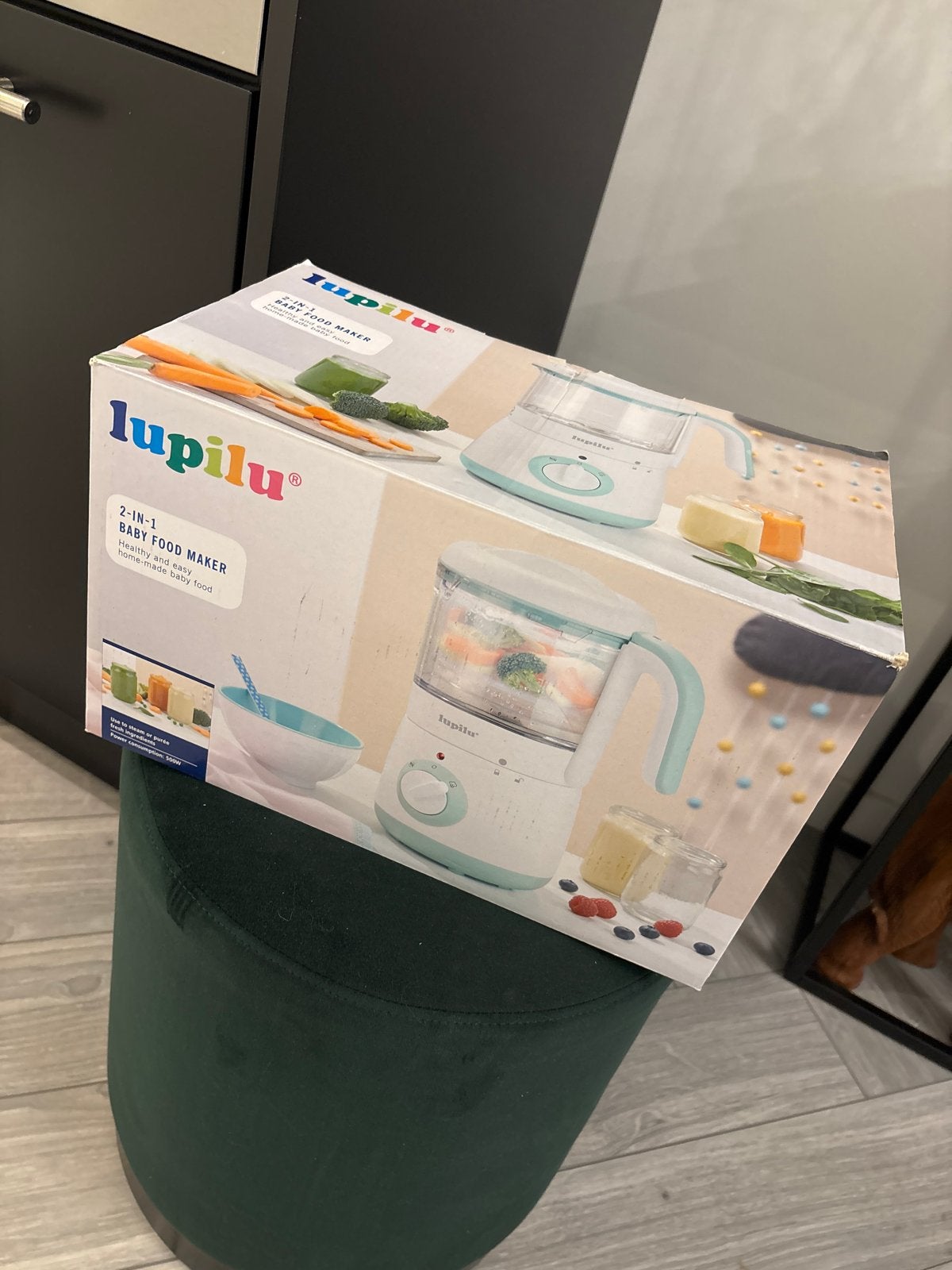 Lupilu 2-in-1 Babyvoedingmaker - Stomen en Purere, Kinderen en Baby's, Ophalen, Overige merken, Stoomfunctie, Nieuw