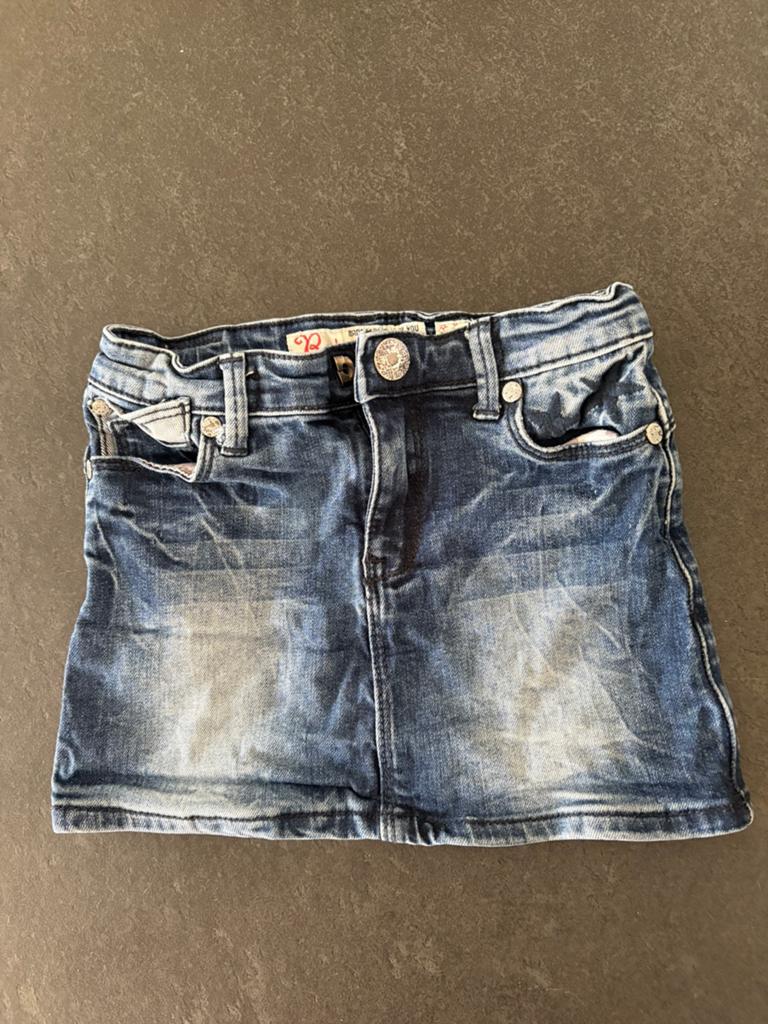Spijkerrokje maar 4., Kinderen en Baby's, Kinderkleding | Maat 98, Ophalen of Verzenden, Zo goed als nieuw, Meisje, Jurk of Rok