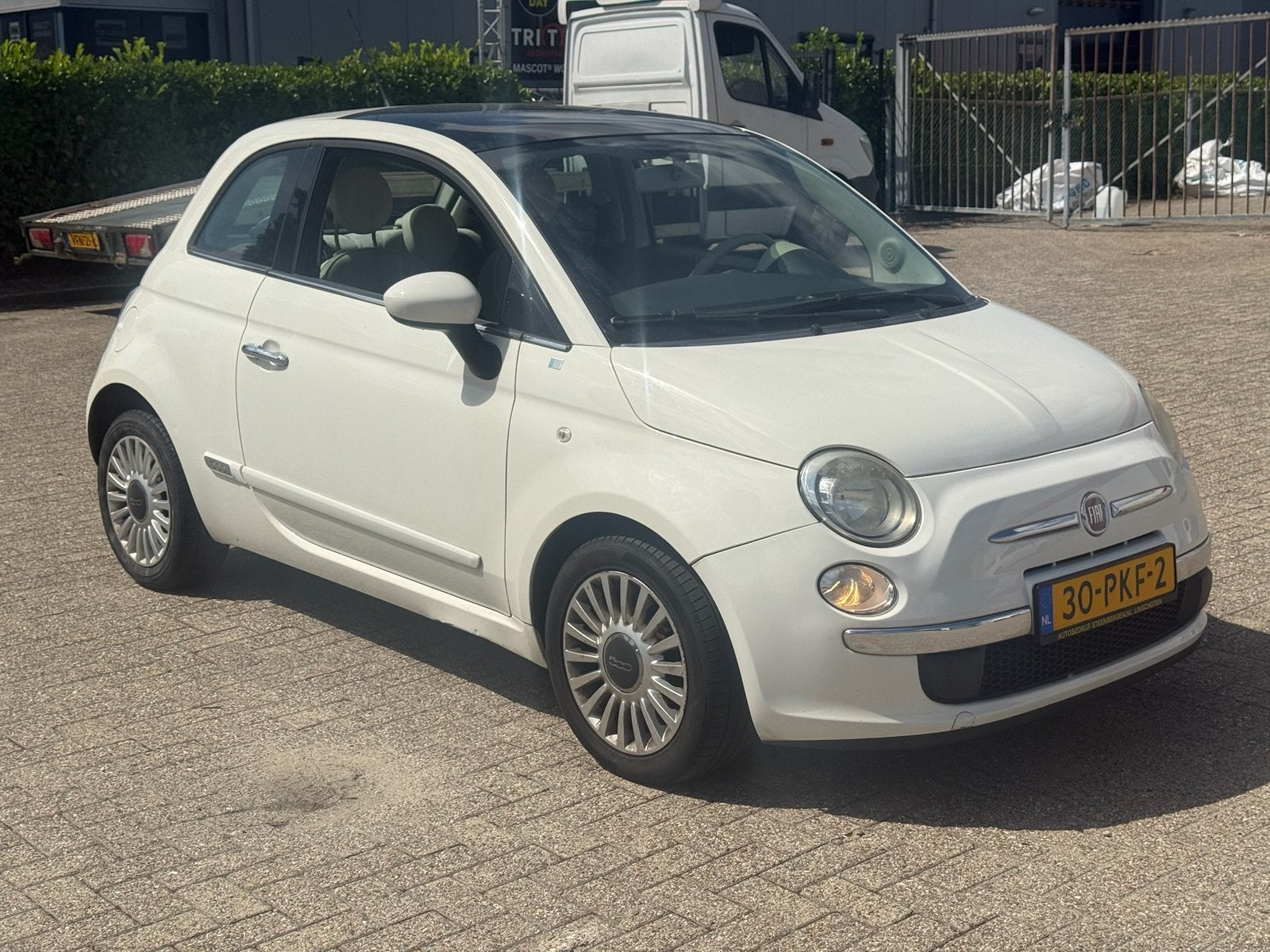 Fiat 500 0.9 2011 Wit, 1242 cc, 4 cilinders, 840 kg, Bedrijf