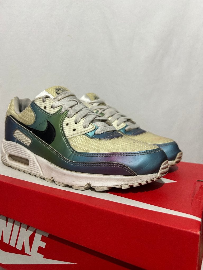 Maat 43 - Nike Air Max 90 Bubble Pack White, Kleding | Heren, Schoenen, Verzenden, Wit, Nike, Nike