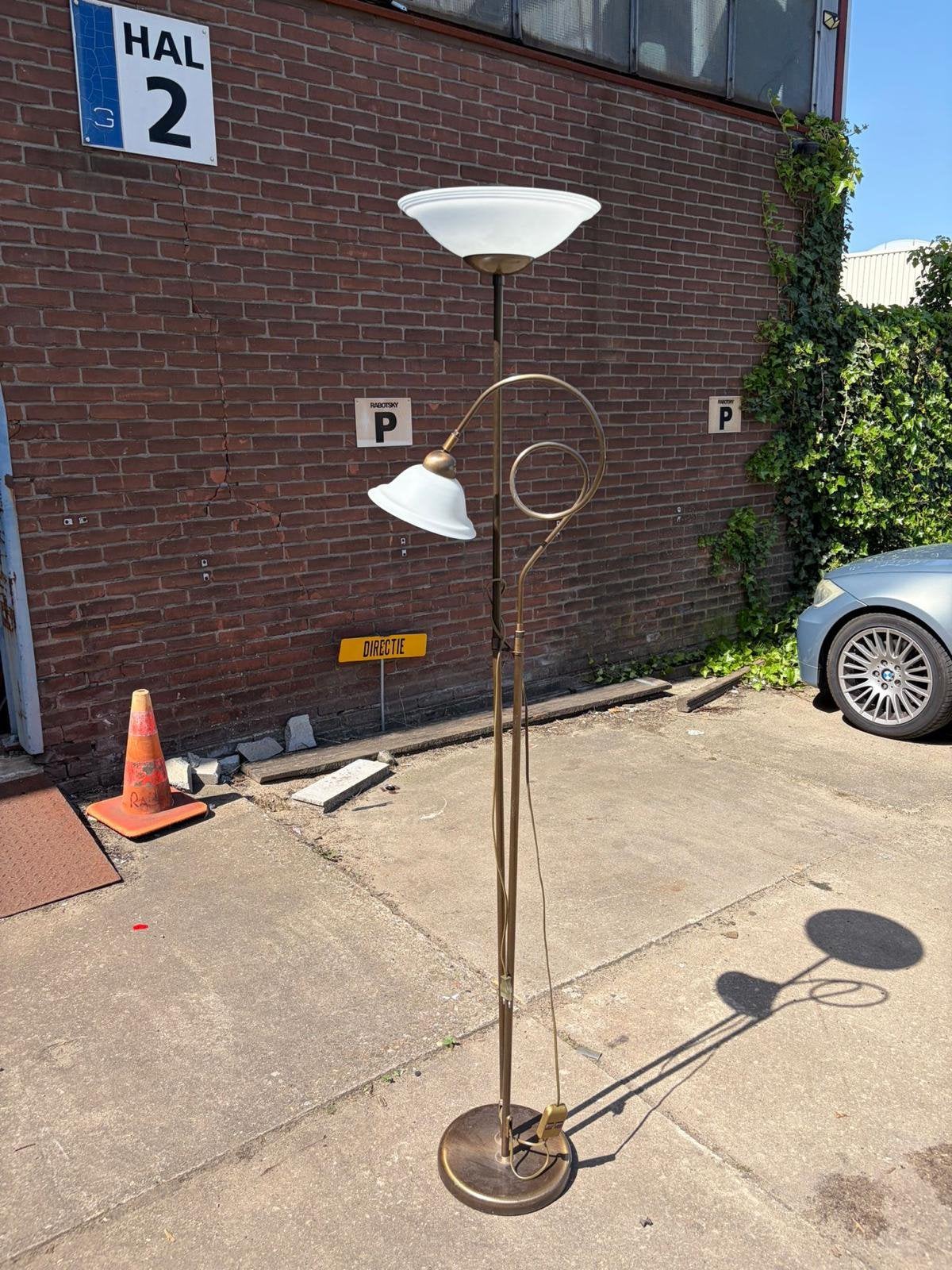 Vintage staande schemerlamp, Ophalen, Zo goed als nieuw, 150 tot 200 cm