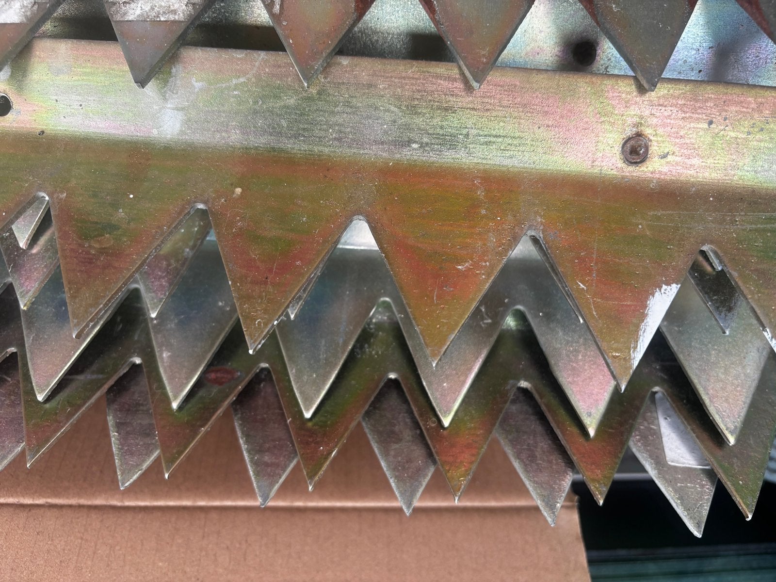 Metalen anti-inklimpinnen voor schutting of muur, Doe-het-zelf en Verbouw, Metalen, Ophalen, Gebruikt, IJzer