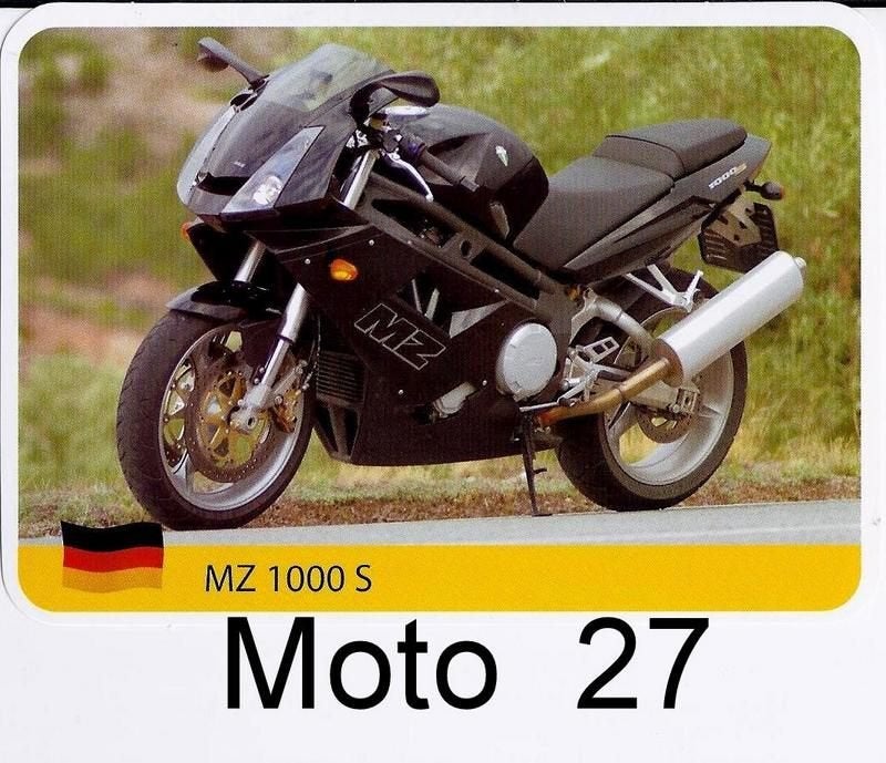 Kw27 motorkaart mz 1000 s, Ophalen of Verzenden, Zo goed als nieuw, Motoren