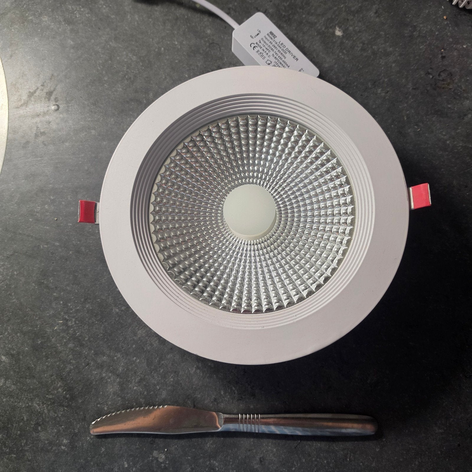 ledverlichting inbouwspot partij 22 stuks, Ophalen, Gebruikt, Metaal, LED