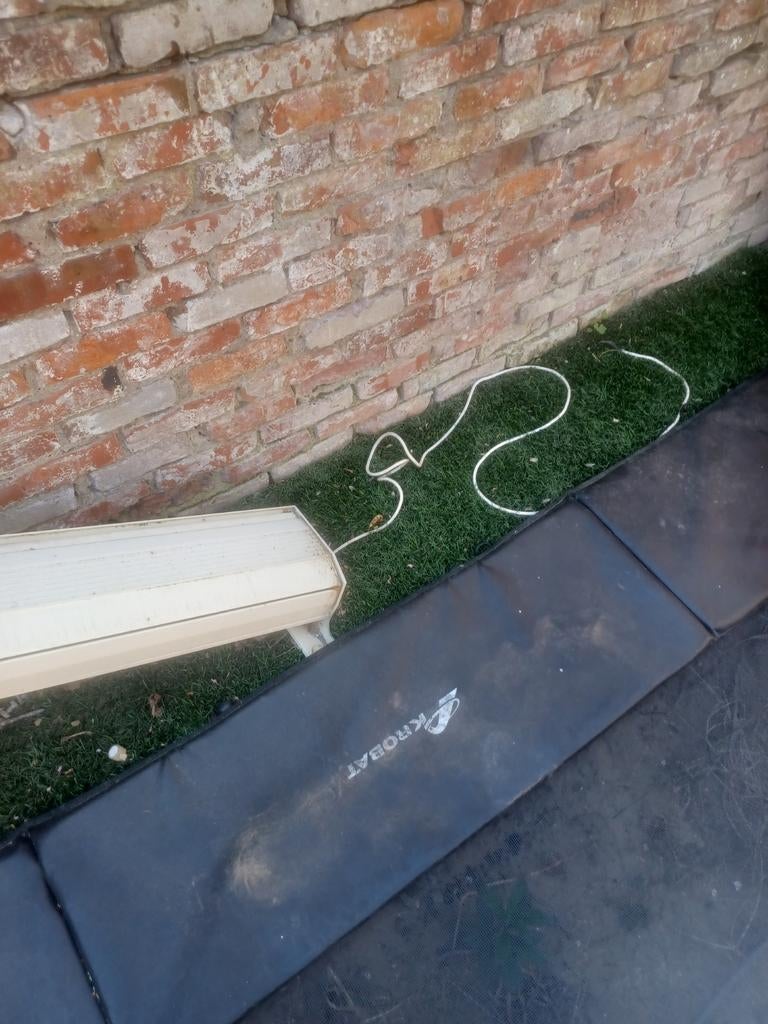 Electrisch zonnescherm 5meter en 47cm breed, Tuin en Terras, Zonneschermen, Ophalen, Gebruikt, 450 cm of meer, 150 tot 300 cm