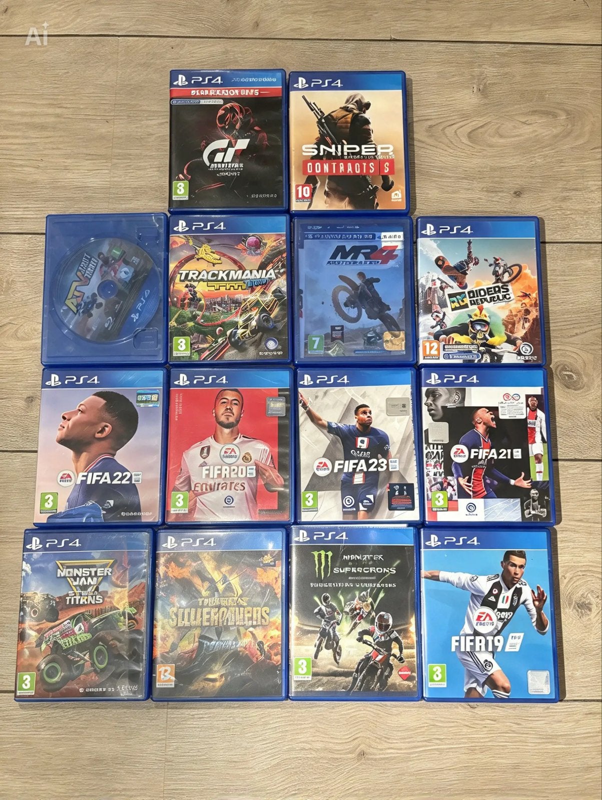 Diverse PS4 Games: FIFA, Sniper, Trackmania, Monster Jam, Gebruikt, Eén computer, Ophalen of Verzenden, Sport