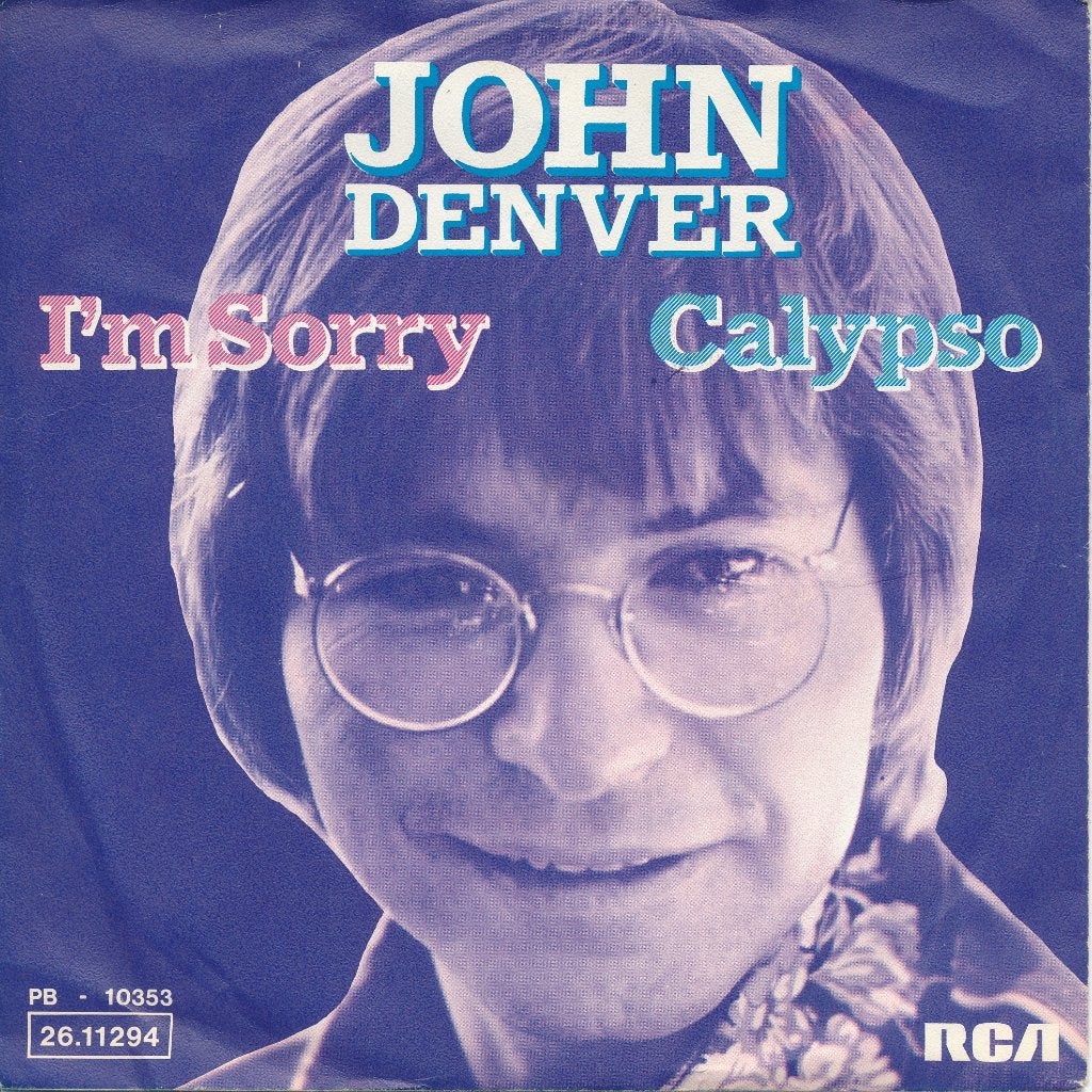 063 John Denver - I'm sorry / Calypso (1975), Ophalen of Verzenden, Gebruikt, 7 inch, Pop