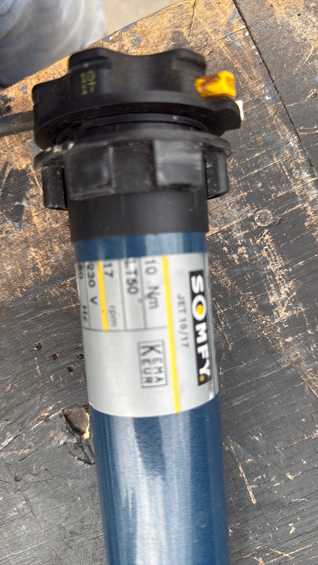 Somfy motor lengte 54cm, Ophalen of Verzenden, Zo goed als nieuw, Wit, Minder dan 100 cm
