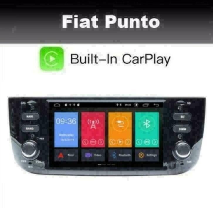 Fiat punto evo radio navigatie android 14 wifi carplay, Ophalen of Verzenden, Nieuw