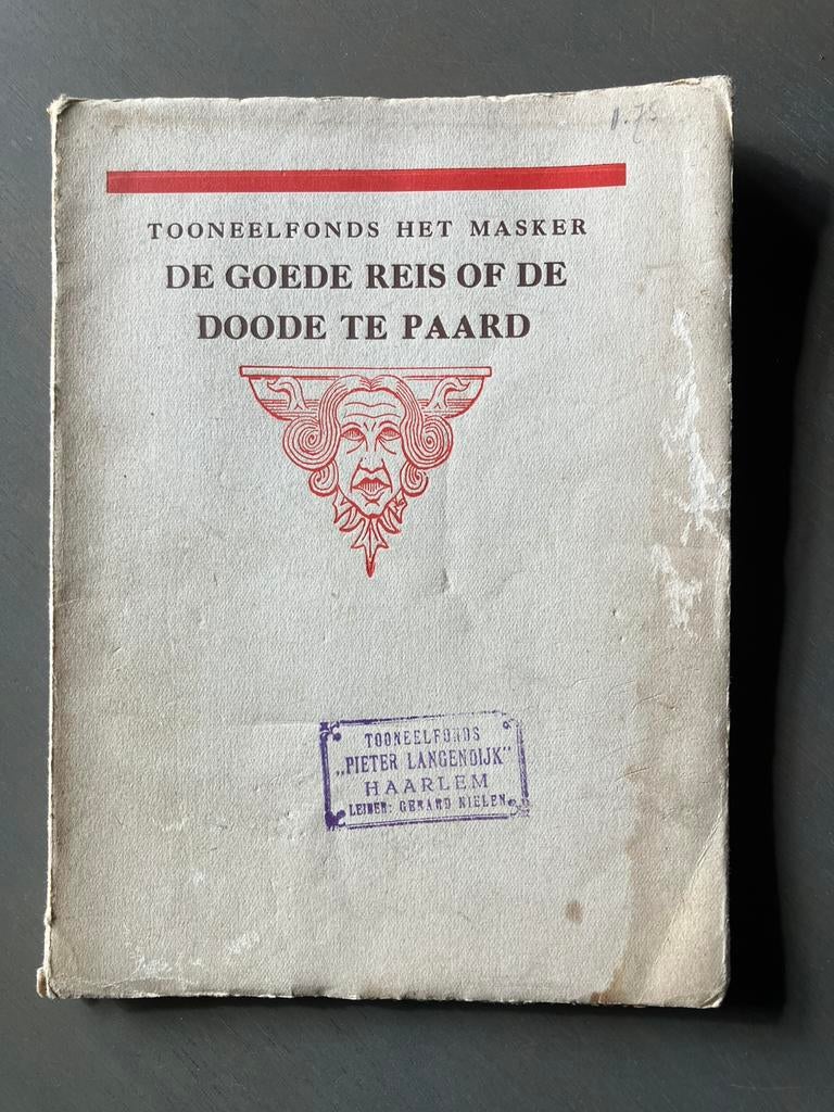 Toneel boekje, Ophalen of Verzenden