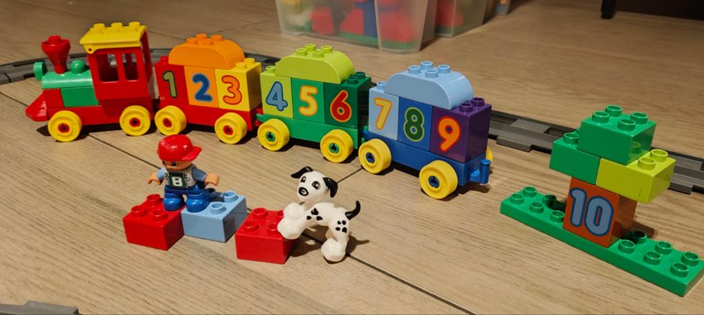 LEGO Duplo Getallentrein 10558 - Complete set, Kinderen en Baby's, Overige thema's, Ophalen of Verzenden, Zo goed als nieuw, Duplo