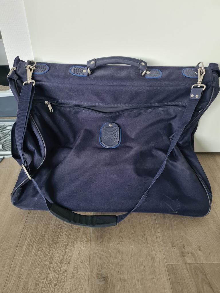 Samsonite opvouwbare kledingkoffer / garment bag, Ophalen, Blauw, 30 cm of meer