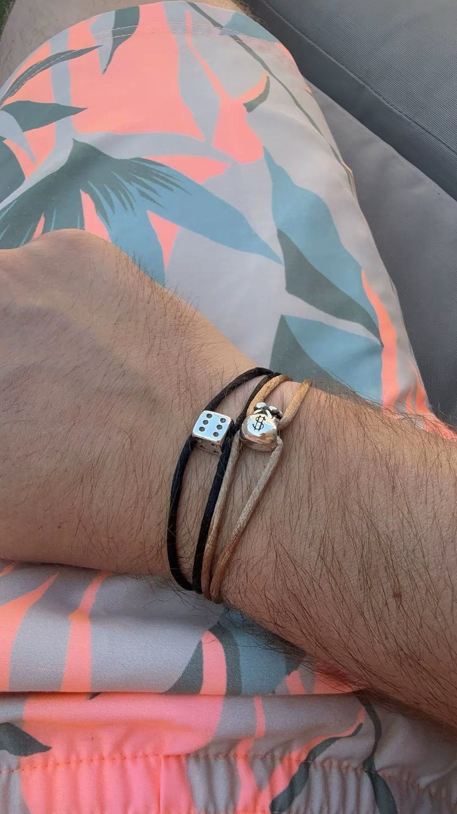Satijnkoord armbanden | Zilver 925 | Cartier Trinity stijl, Nieuw, Ophalen of Verzenden, J&J, J&J